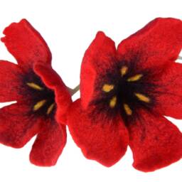 7 Colours Felted Flowers, Home Decor, Wedding, Garden, Window Decoration - thumbnail 3