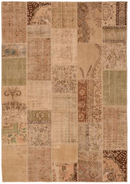 Wool Patchwork - 248 X 173 cm - Handmade Free Shipping
