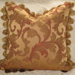 19Th C Antique Victorian Needlepoint Tapestry Pillow Of Girl - Woolwork - thumbnail 4