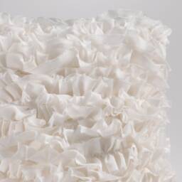 Couture Dreams Heavenly Small Ruffle Pillow. Ring Bearers Pillow, Wedding Ring Bearer Pillow, Small Ruffle Pillow 8 - thumbnail 2