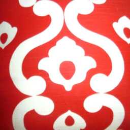 Red & White Accent Pillow Cover - thumbnail 2