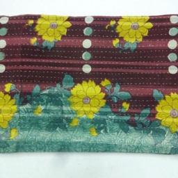 Handmade Kantha Quilt Indian Cotton Bedspread Bedding , Throw - thumbnail 2