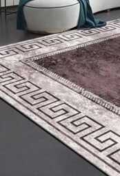 Handmade Wool Oushak Rug, Floral Turkish Design, Peach Pink - 9x12 Ft - thumbnail 3