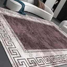 Handmade Wool Oushak Rug, Floral Turkish Design, Peach Pink - 9x12 Ft - thumbnail 4