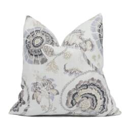 Jane Churchill - Jaipur Tree Charcoal/Neutral Modern Of Life Cushion Cover Handmade Throw Pillow Designer Home D??cor - thumbnail 1