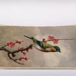 Bird On Branch - Can Be Customizeable Personlized -Cushion Cover Case Or Stuffed With Insert - thumbnail 2