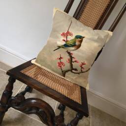Bird On Branch - Can Be Customizeable Personlized -Cushion Cover Case Or Stuffed With Insert