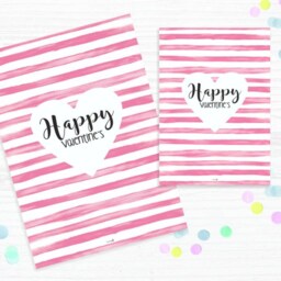 Happy Valentine Printable Sign, Wall Art/Instant Download - thumbnail 2