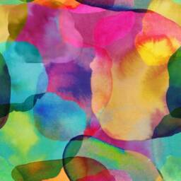 Abstract Lamp Shade Rainbow Lamp Home Decor Yellow Lampshade Table - thumbnail 2