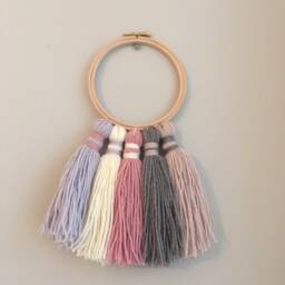 Tassel Wall Hanging - Lavender Fields