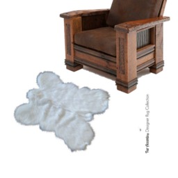 Faux Fur Bear Skin Rug - Rocky Mountain Pelt, Designer Throw - thumbnail 3
