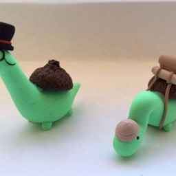 Sheldon The Tiny Dinosaur - Made To Order Customizable - thumbnail 4