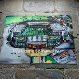 Celtic Park Welcome Mat Paradise Polyester Rug, Football Decor - thumbnail 3