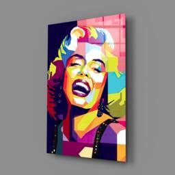 Tempered Glass Wall ArtVintage Movie Decor-Wall Hanging-Glass Printing-Glass Art-Marilyn Monroe Art - thumbnail 2