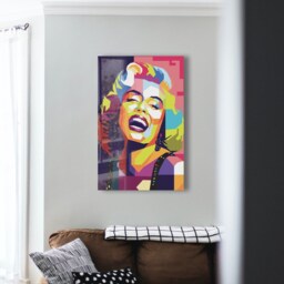 Tempered Glass Wall ArtVintage Movie Decor-Wall Hanging-Glass Printing-Glass Art-Marilyn Monroe Art - thumbnail 3