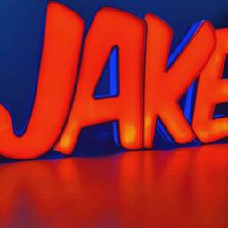 Personalised Led Name Sign Custom Night Light, 3D - thumbnail 3