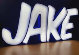 Personalised Led Name Sign Custom Night Light, 3D