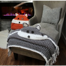 Crochet Pattern Wolf Fox Blanket - Costume Bulky & Quick Crochet Pattern By Mj's Off The Hook Designs - thumbnail 4