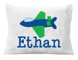 Airplane Pillow Case Personalized Pillowcase