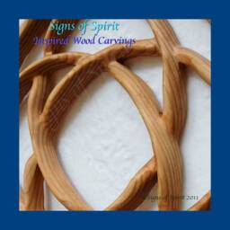 Celtic Knot Of Healing Relationship Wood Carving-Symbol Holistic Balance, Wellness, Healthy Living - Healer Symbol Counselor Wall Decor - thumbnail 2