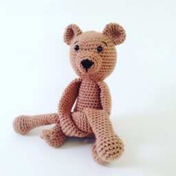 Bear Curtain Tie Back - Single, Nursery Back, Animal Decoration, New Baby Gift, Shower - thumbnail 3