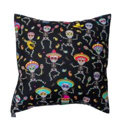 Day Of The Dead Mexican Skeleton Band Designer Cushion Cover Fits An 18