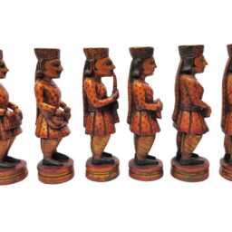 Musician Set, Wooden Musicians Six Piece, Indian Musician, Art, Home Decor, Musical Dolls, Wooden Puppet, Musical Instrument, Gifts - thumbnail 3