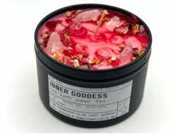 Inner Goddess - Rose Quartz Candle - Vegan Spiritual For Self-Love, Heart Healing & Feminine Energy Christmas Gift - thumbnail 1