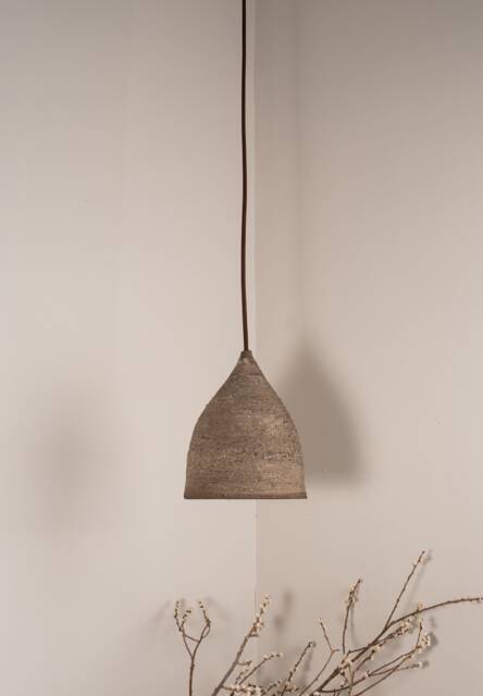 Handmade Brown Ceramic Pendant Light Modern Chandelier - image 1