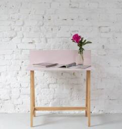 Ashwood Writing Desk With A-Shaped Legs Luka 85/110cm