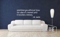 Dr. Seuss Memory Wall Quote - Vinyl Decal Quote Vinyl Decal Value - thumbnail 1