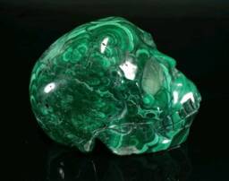 Malachite Skull - thumbnail 2