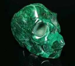 Malachite Skull