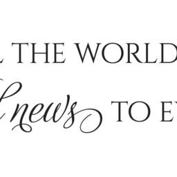 "Vinyl Wall Art Decal - Mark 1615 ""Go Into All The World & Preach Good News To Everyone." - thumbnail 2