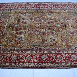 6'5x9'4 Ft Fine Quality Hand Knotted Biljik Wool Rug - Turkish Zeigler Design Afghan Handmade Area Oriental Rugs For Living Room - thumbnail 3