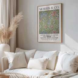 Morris & Co, William Print, Art, Exhibition Poster, Morris, Flower Market Print - thumbnail 2