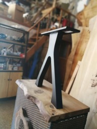 "28"" Metal Table Legs, A Steel Base, Width 24"", Height 26"" - 30"