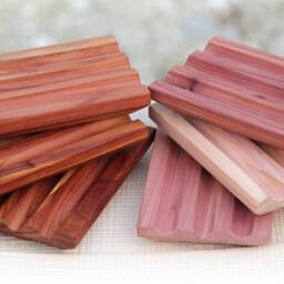 Eastern Cedar - Wooden Soap Deck Handcrafted Soap Holder Dish - thumbnail 3