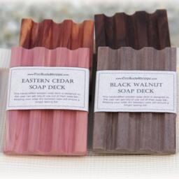 Eastern Cedar - Wooden Soap Deck Handcrafted Soap Holder Dish - thumbnail 4