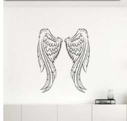 Angel Wings Wall Decal Vinyl Sticker Flight Murals Interior Decor Home Art - 16An4El - thumbnail 1