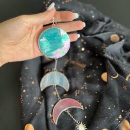 Moon Phase Wall Hanging, Gift For Her - thumbnail 1
