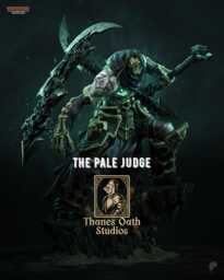 The Pale Judge - Grim Reaper Dark Entity Mythic Horror Death Resin Figure 16K - thumbnail 1