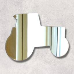 Tractor Large Acrylic Mirror Wall Art - Many Size Options - Bespoke Items Made - thumbnail 2