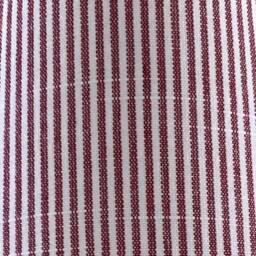 Strawberry Red Fine Stripe Luxury Candle Clip Lampshade. Bespoke. Handmade. Wall Lights. Chandeliers - thumbnail 2