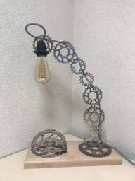 Bicycle Sprocket Desk Lamp - thumbnail 1