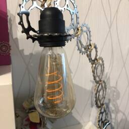 Bicycle Sprocket Desk Lamp - thumbnail 2