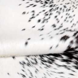 Black & White Cowhide Rug - Natural Home Decor - 40x42 Inches - thumbnail 3