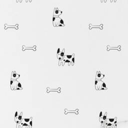 Dog & Bone Wall Decal Kids Room Dogs Wall Sticker, Bedroom Pattern Wallpaper Vinyl Decals, Nursery Stickers Home Decor - thumbnail 2