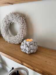 Rustic Acorn Tealight Candle Holder - Neutral Home Decor & Gifts
