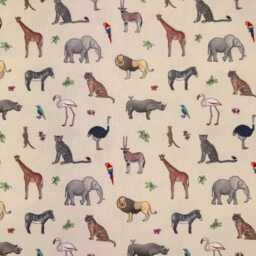 Custom Roman Blind - Emma Lawrence Safari Savanna Linen, Made To Measure Window Treatment - thumbnail 2